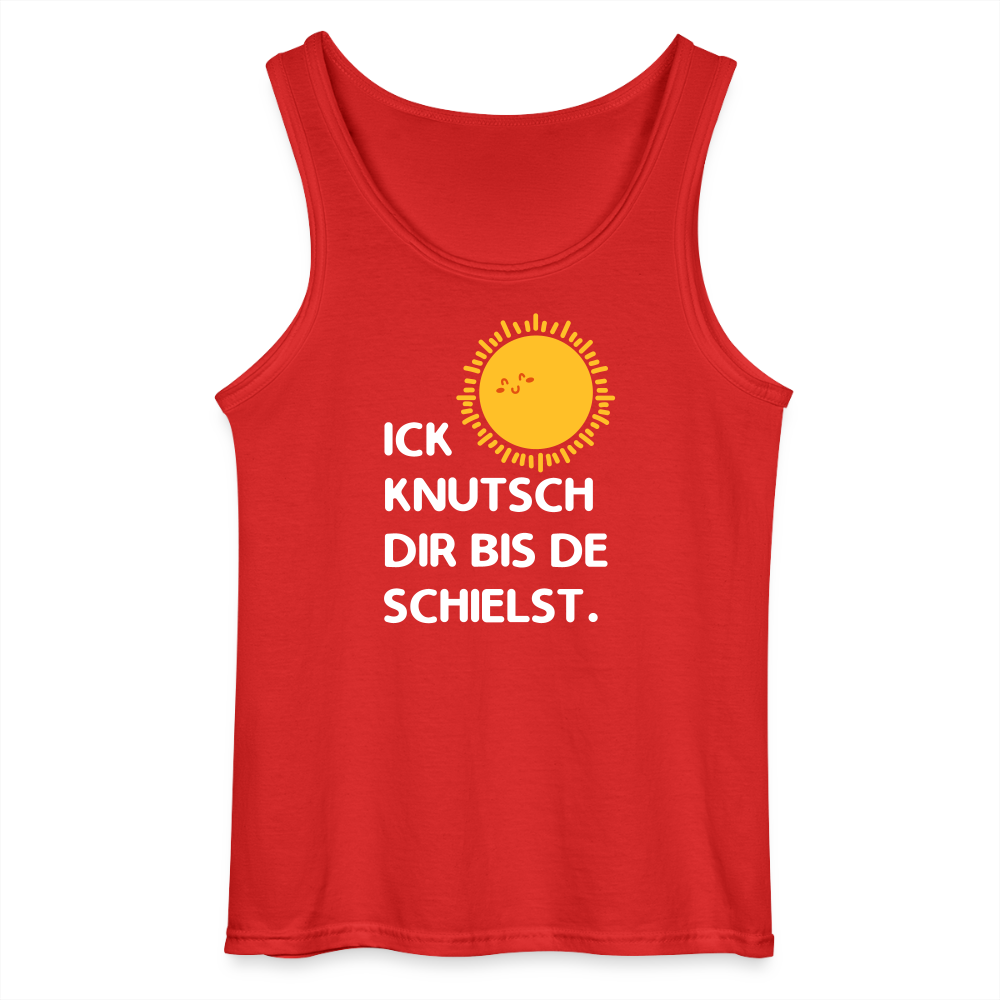 Ick knutsch dir Sonne! - Männer Tank Top - Rot