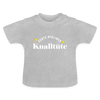 Echte Berliner Knalltüte - Baby T-Shirt - Grau meliert