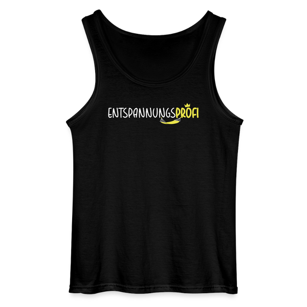 Entspannungsprofi - Männer Tank Top - Schwarz