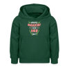 Meene Bagasche Ick Lieb Sie - Kinder Hoodie - Flaschengrün