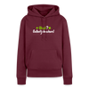 Glück? Selbstjebacken - Frauen Premium Hoodie - Burgunderrot