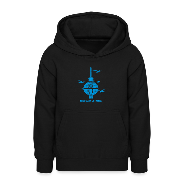 Berlin Stars - blau - Teenager Hoodie - Schwarz
