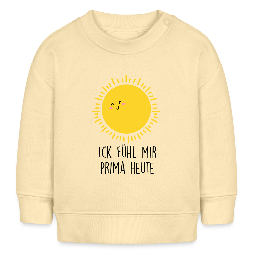 Ick fühl mir prima - Baby Bio Pullover - Creme