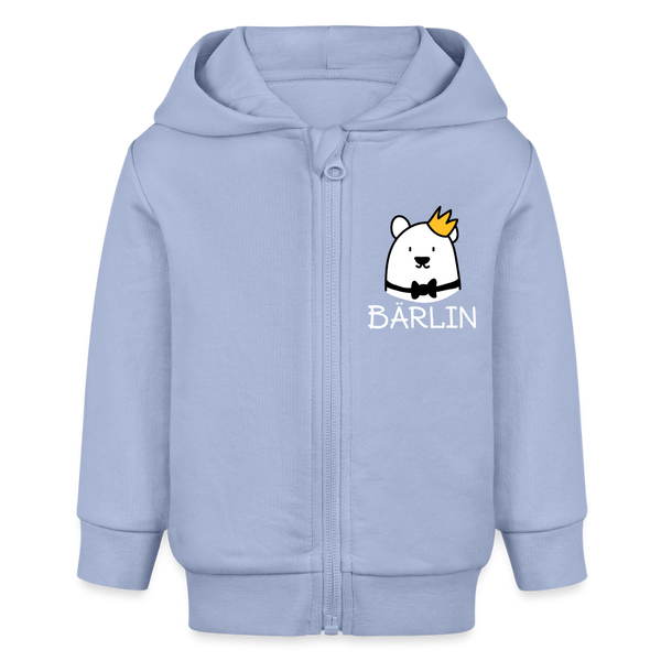 Bärlin - Baby Bio Zip Hoodie - Sky