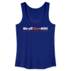 Bin uff Bier-Diät! (schon 3 Tage valorn) - Frauen Bio Tank Top - Königsblau