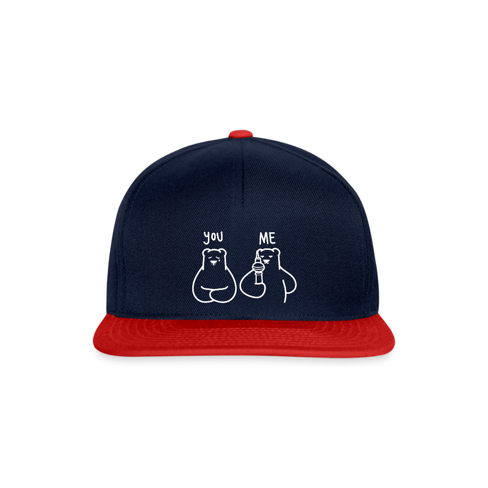 Lieber Berliner - Snapback Cap - Navy/Rot