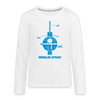 Berlin Stars - Teenager Langarmshirt - Weiß