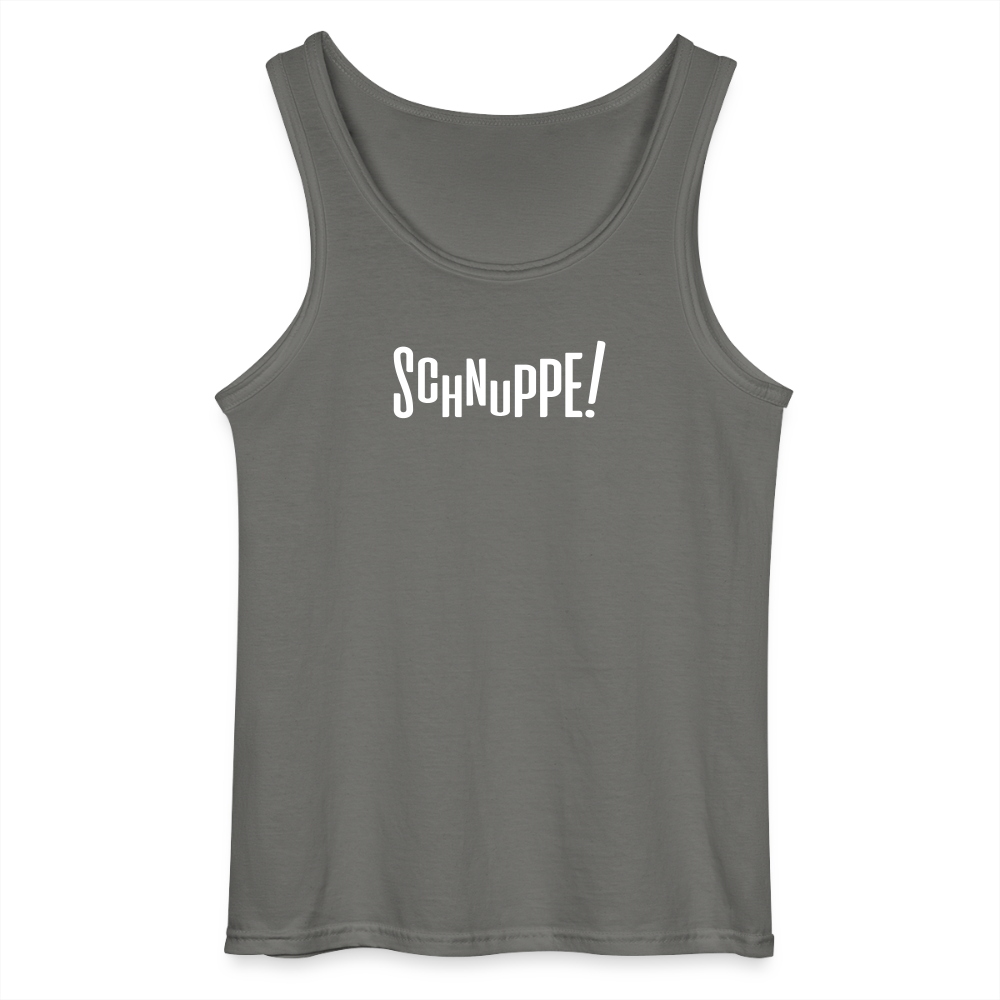 Schnuppe! - Männer Tank Top - Anthrazit