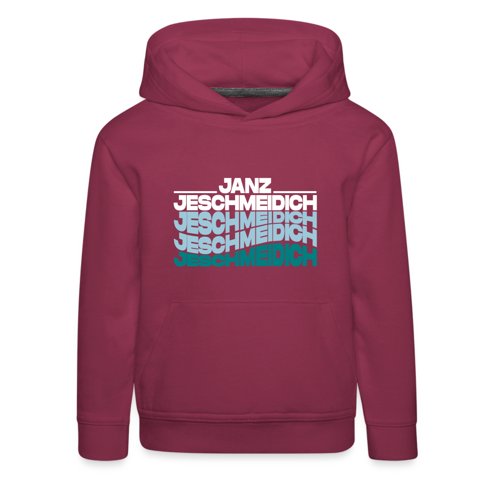 Janz Jeschmeidich - Kinder Premium Hoodie - Bordeaux