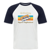 Lichtenberg Hippest Neighborhood - Männer Baseball T-Shirt - Weiß/Navy