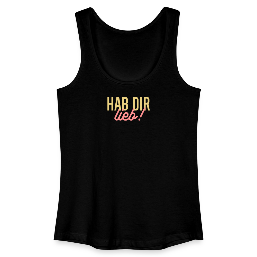 Hab Dir Lieb! - Frauen Bio Tank Top - Schwarz