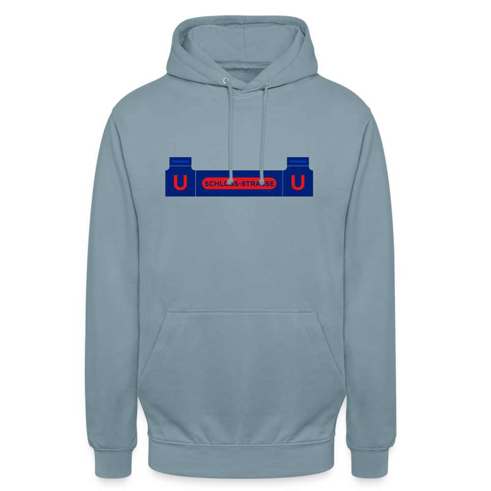 Schlossstrasse - Unisex Hoodie - Nebelblau