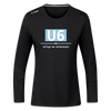 U6 - Frauen Sport Langarmshirt - Schwarz