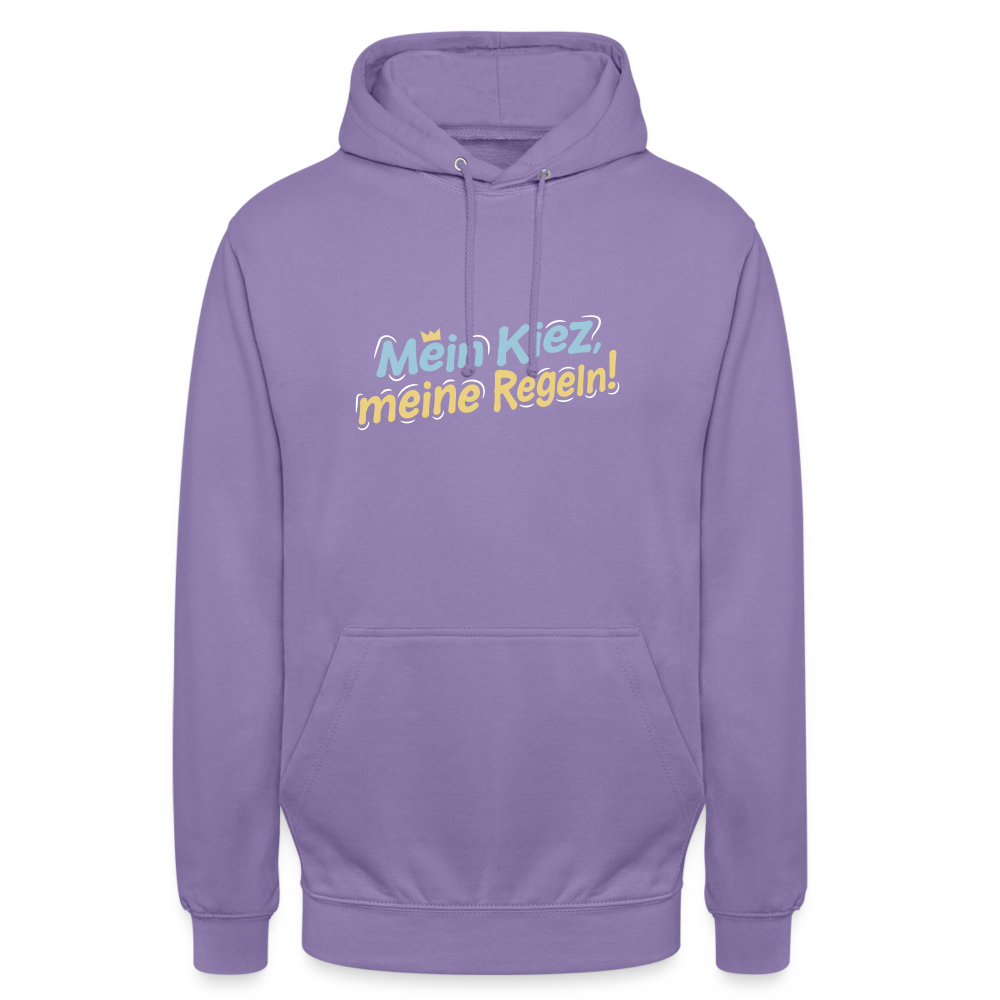 Mein Kiez, meine Regeln! - Unisex Hoodie - Lavendel