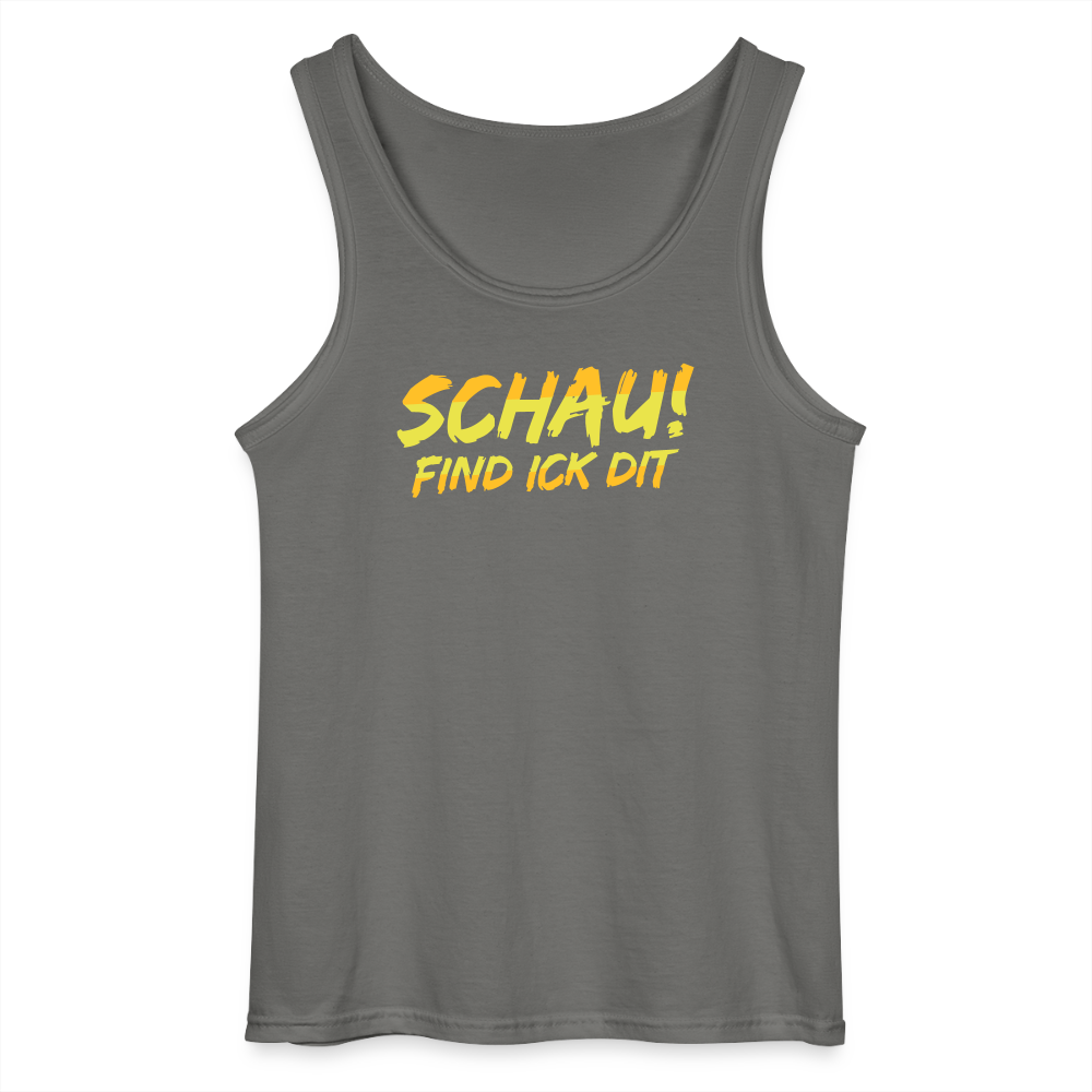 Schau! Find Ick Dit - Männer Tank Top - Anthrazit