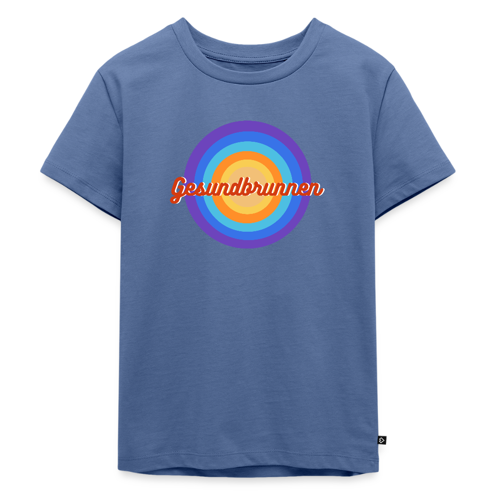 Gesundbrunnen Retro - Kinder Premium T-Shirt - Taubenblau