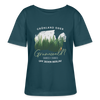 Grönland oder Grunewald - Relaxed Rundhals Frauen Bio-T-Shirt - Dunkles Petrol