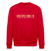 Misstrau' Kamel'n! (trinken wöchentlich) - Unisex Bio Sweatshirt - Rot