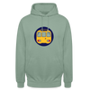 U-Bahntunnel - Unisex Hoodie - Graugrün