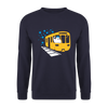 Bär in U-Bahn Kommt - Unisex Pullover - Navy