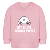 Dit is mir Schnurz Piepe - Baby Bio Pullover - Hellrosa