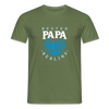 Bester Papa - Männer Premium T-Shirt - Militärgrün