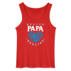 Bester Papa - Männer Tank Top - Rot