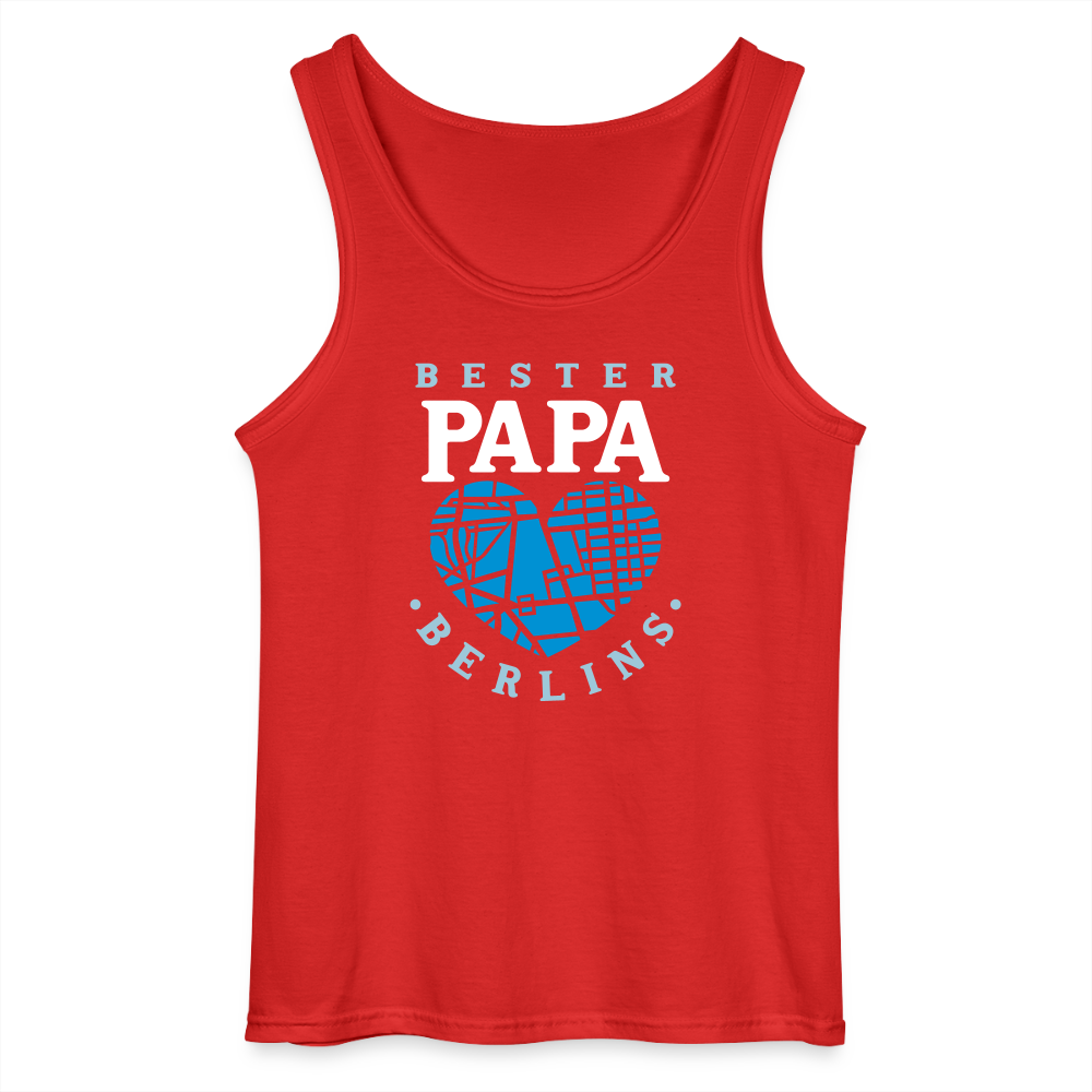 Bester Papa - Männer Tank Top - Rot