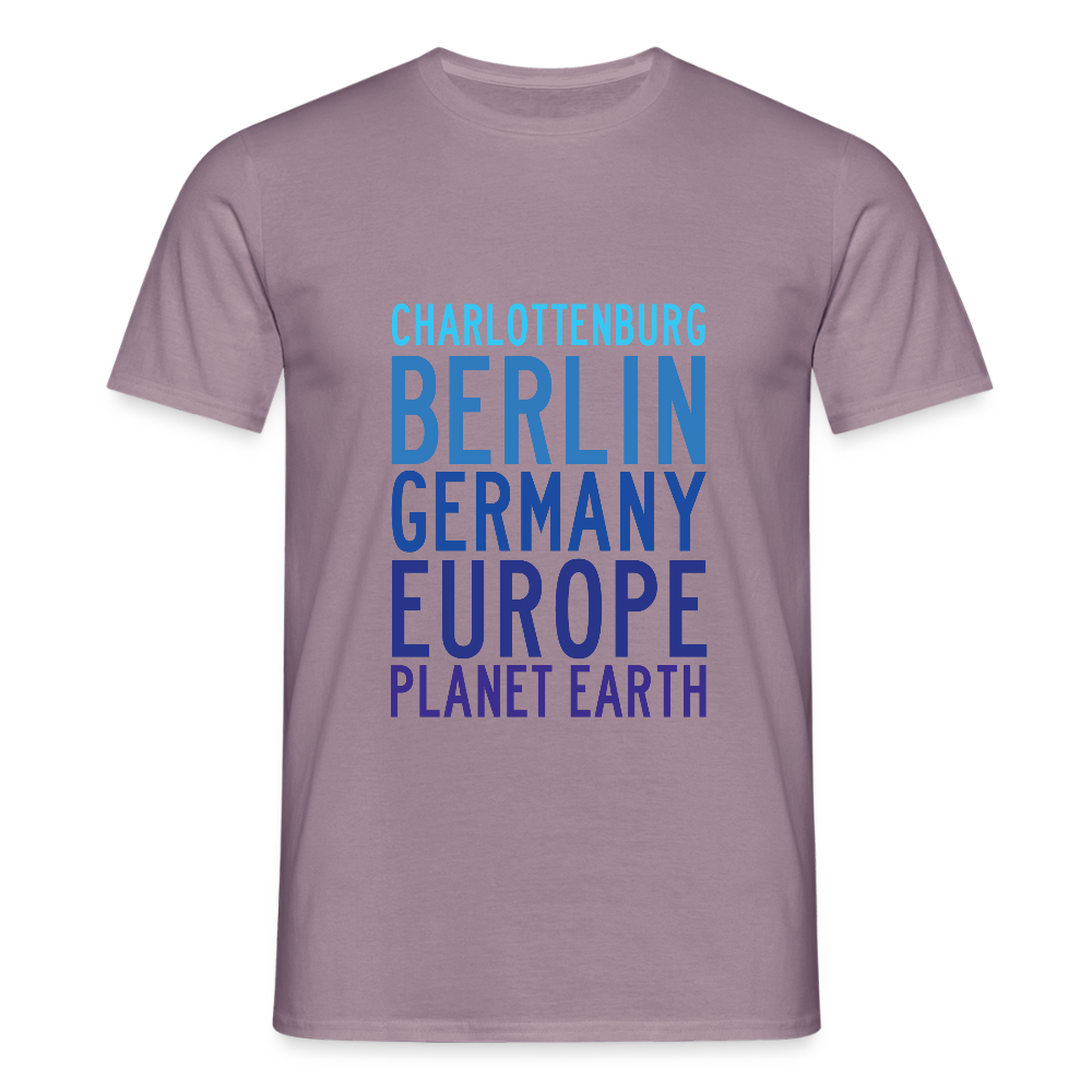 Charlottenburg - Earth - Männer Premium T-Shirt - Lilagrau