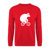 Fahrradbär - Unisex Pullover - Rot