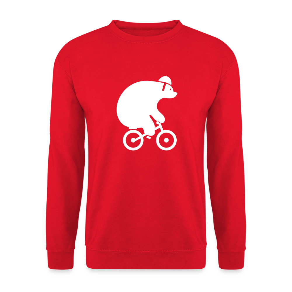 Fahrradbär - Unisex Pullover - Rot