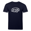sorry, hab nich zujehört... - Unisex Bio T-Shirt - Navy