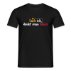 Lach ick, denkt man Böses - Männer Premium T-Shirt - Schwarz