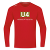 U4 - Männer Sport Langamshirt - Rot