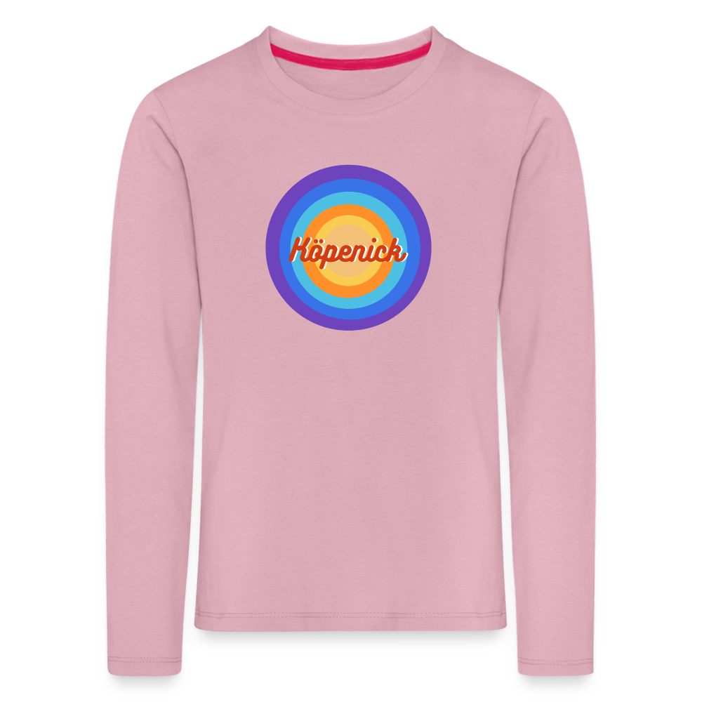 Köpenick Retro - Kinder Langarmshirt - Hellrosa