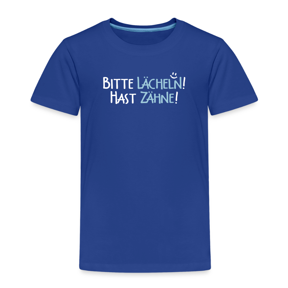 Bitte lächeln! Hast Zähne! - Kinder Premium T-Shirt - Königsblau