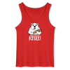 Pass ma uff Keule - Männer Tank Top - Rot