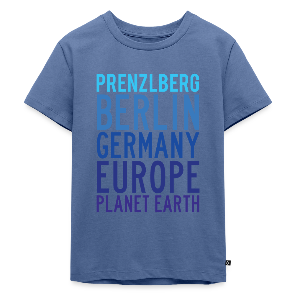 Prenzlberg - Planet Earth - Kinder Premium T-Shirt - Taubenblau