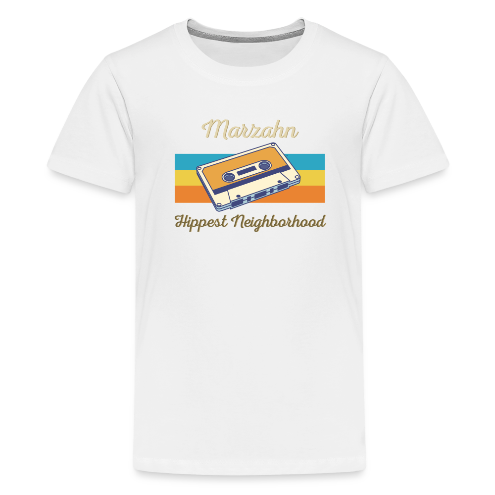 Marzahn Hippest Neighborhood - Teenager Premium T-Shirt - Weiß