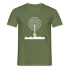 Funkturm im Fokus - Männer Premium T-Shirt - Militärgrün