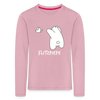 Flitzpiepe - Kinder Langarmshirt - Hellrosa