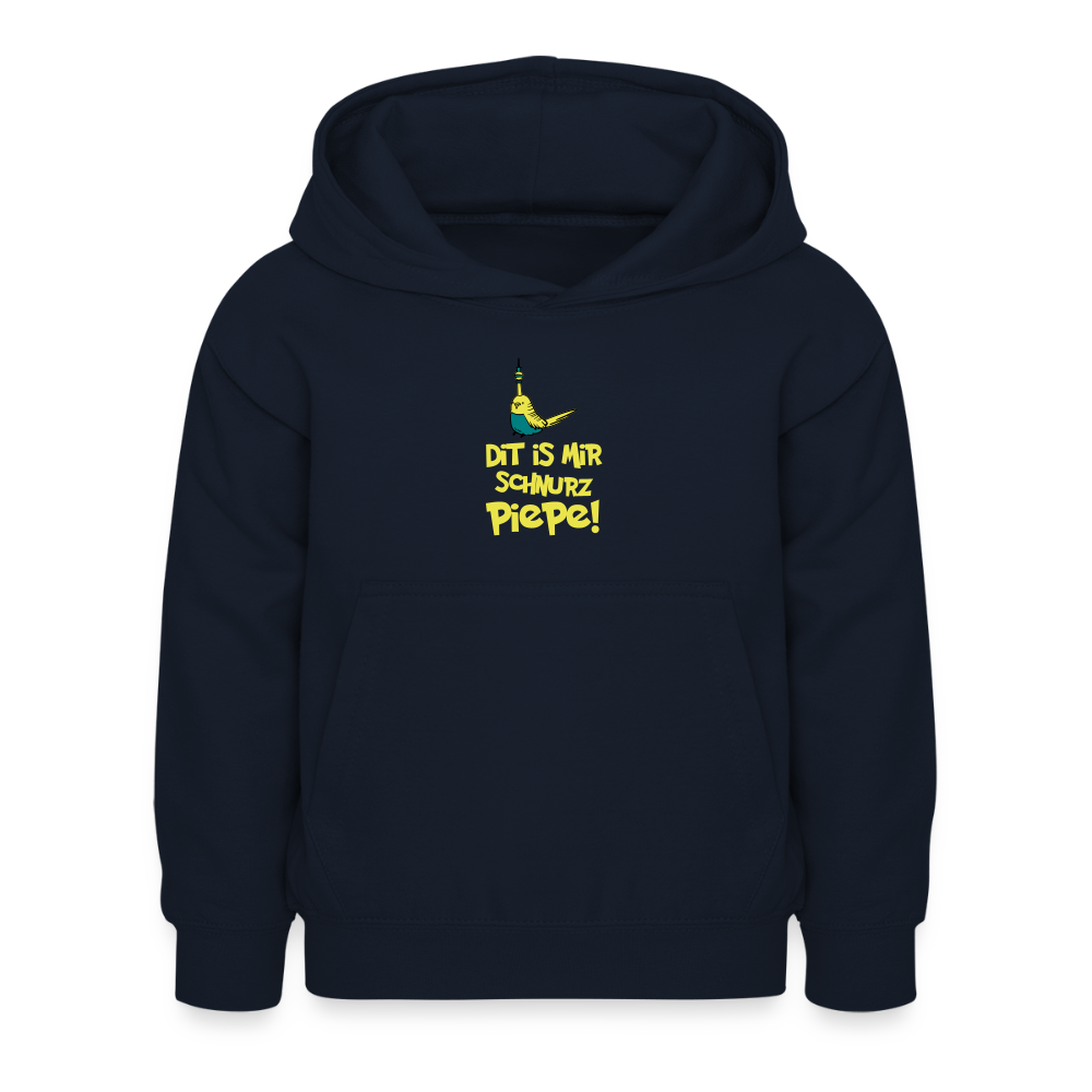 Schnurz Piepe mit Piep - Kinder Hoodie - Navy