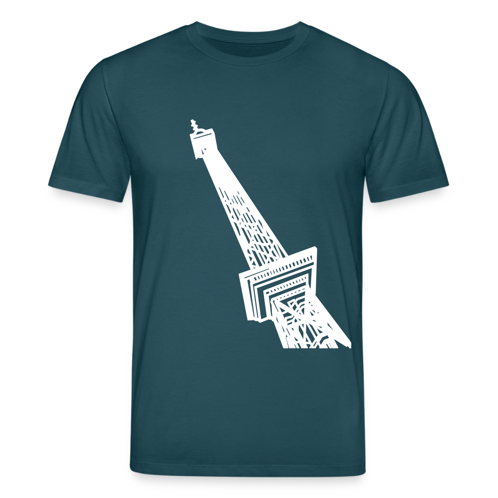 Der Funkturm - Unisex Bio T-Shirt - Dunkles Petrol
