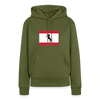 Berliner Flagge mit Hund - Frauen Premium Hoodie - Khaki