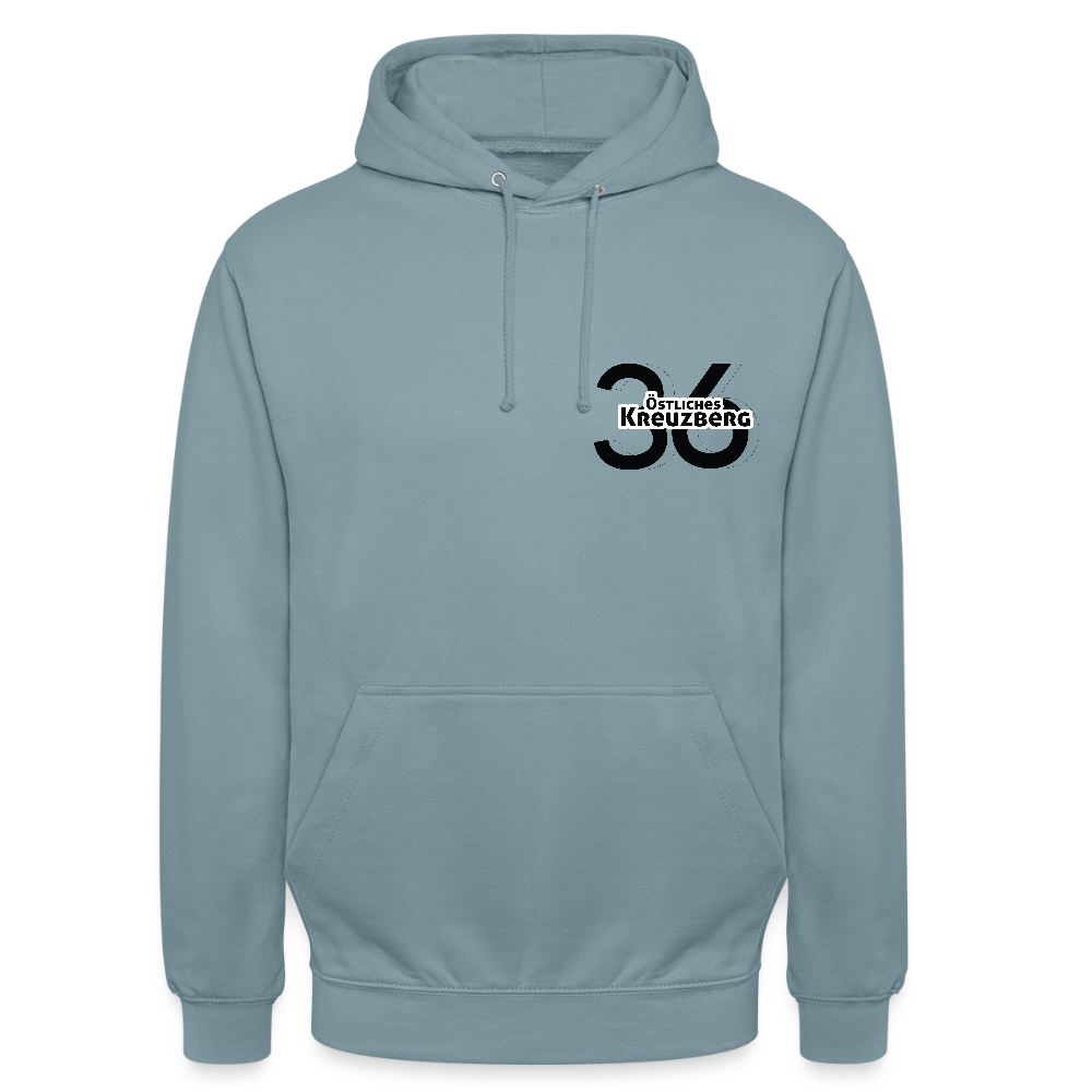 Östliches kreuzberg - Unisex Hoodie - Nebelblau