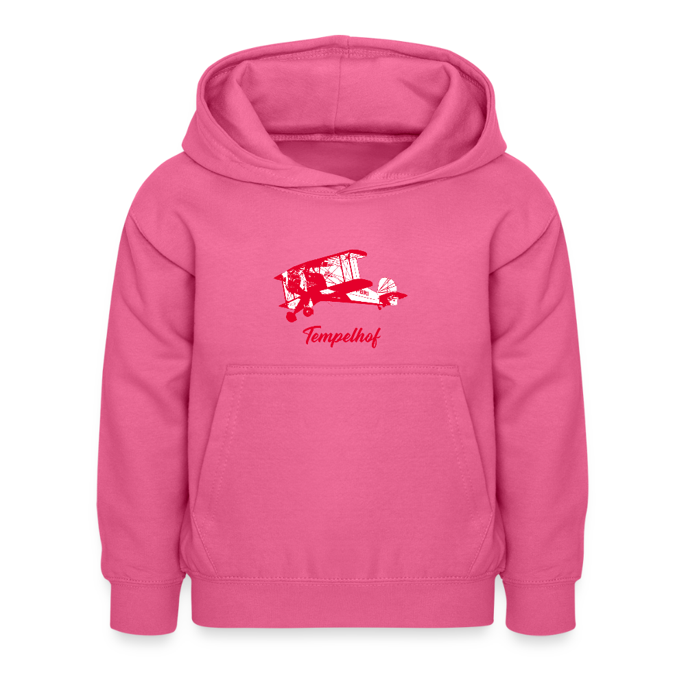 Tempelhof Flugzeug rot - Kinder Hoodie - Pink