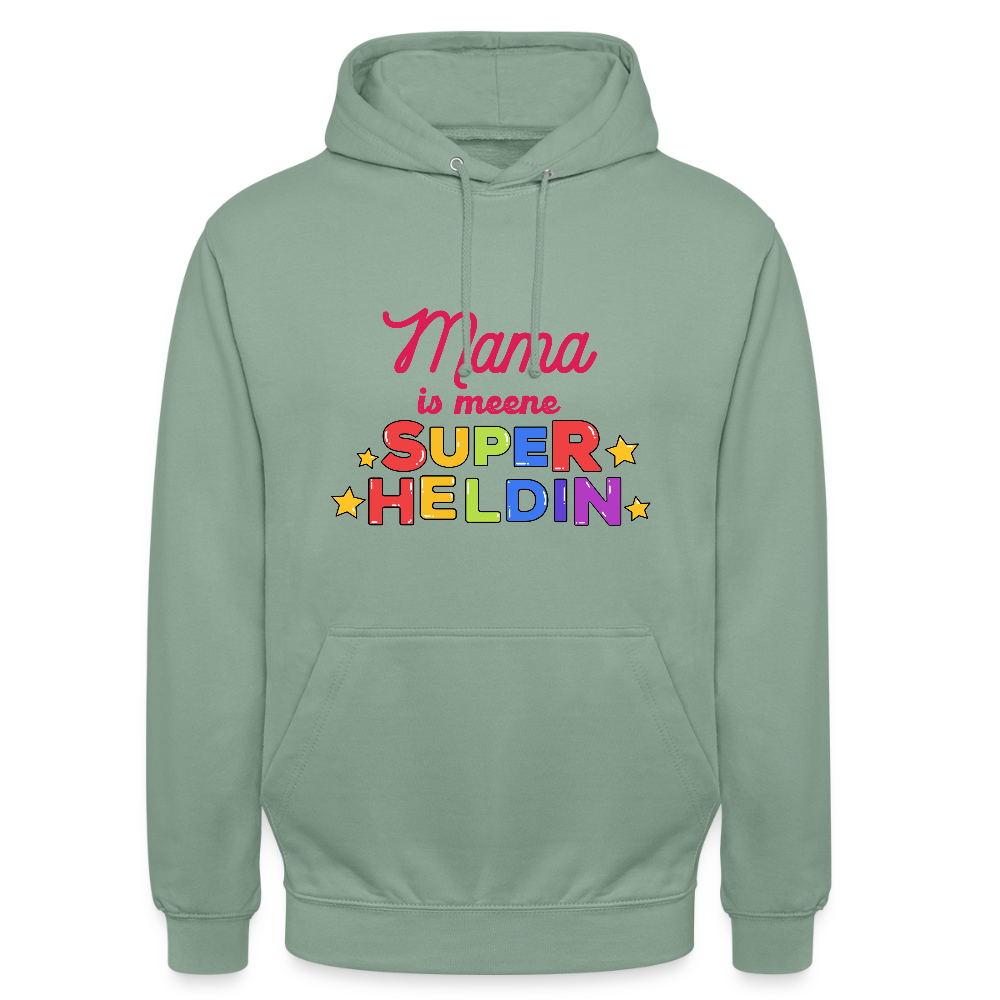 Meene Heldin - Unisex Hoodie - Graugrün