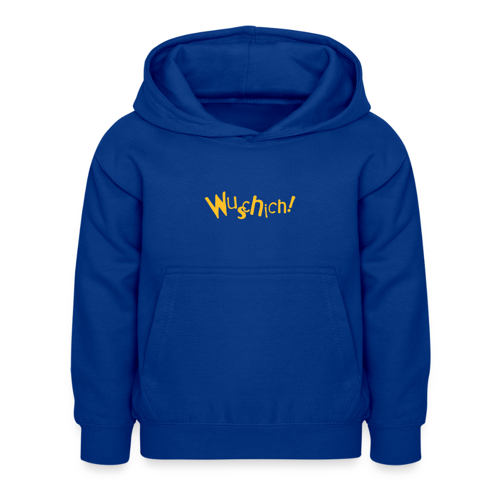 Wuschich! - Kinder Hoodie - Royalblau