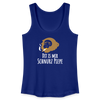 Dit is mir Schnurz Affe - Frauen Bio Tank Top - Königsblau