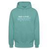 Bevor du fragst - Unisex Hoodie - Pastelltürkis